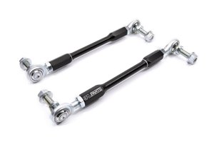 Tesla Model Y Sway Bar Endlinks - Front - SPL Parts - Adjustable - Black - `17-`27 Tesla Model Y Sway Bar Endlinks - Front - SPL Parts - Adjustable - Black - `17-`27